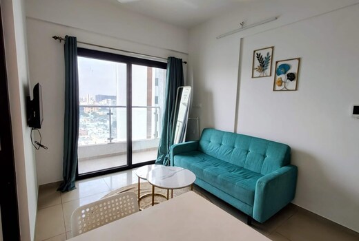 Skynest Cute 1Bhk Apt Private Near Eon High Floor