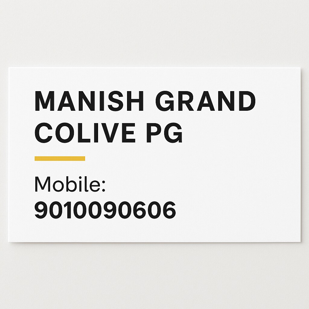 Manish Grand Coliving PG