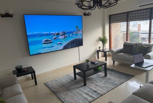 Spacious 3BR 100 LED TV Lift Balcony Garden