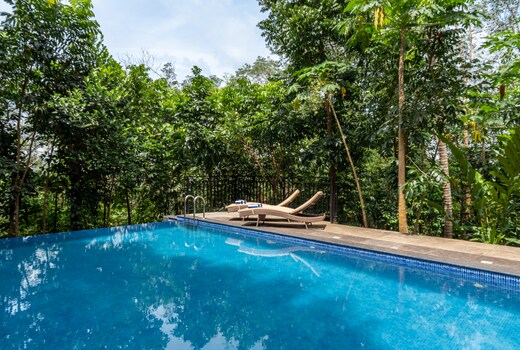 Cottage w pool overlooking Jatayu | Arayaal