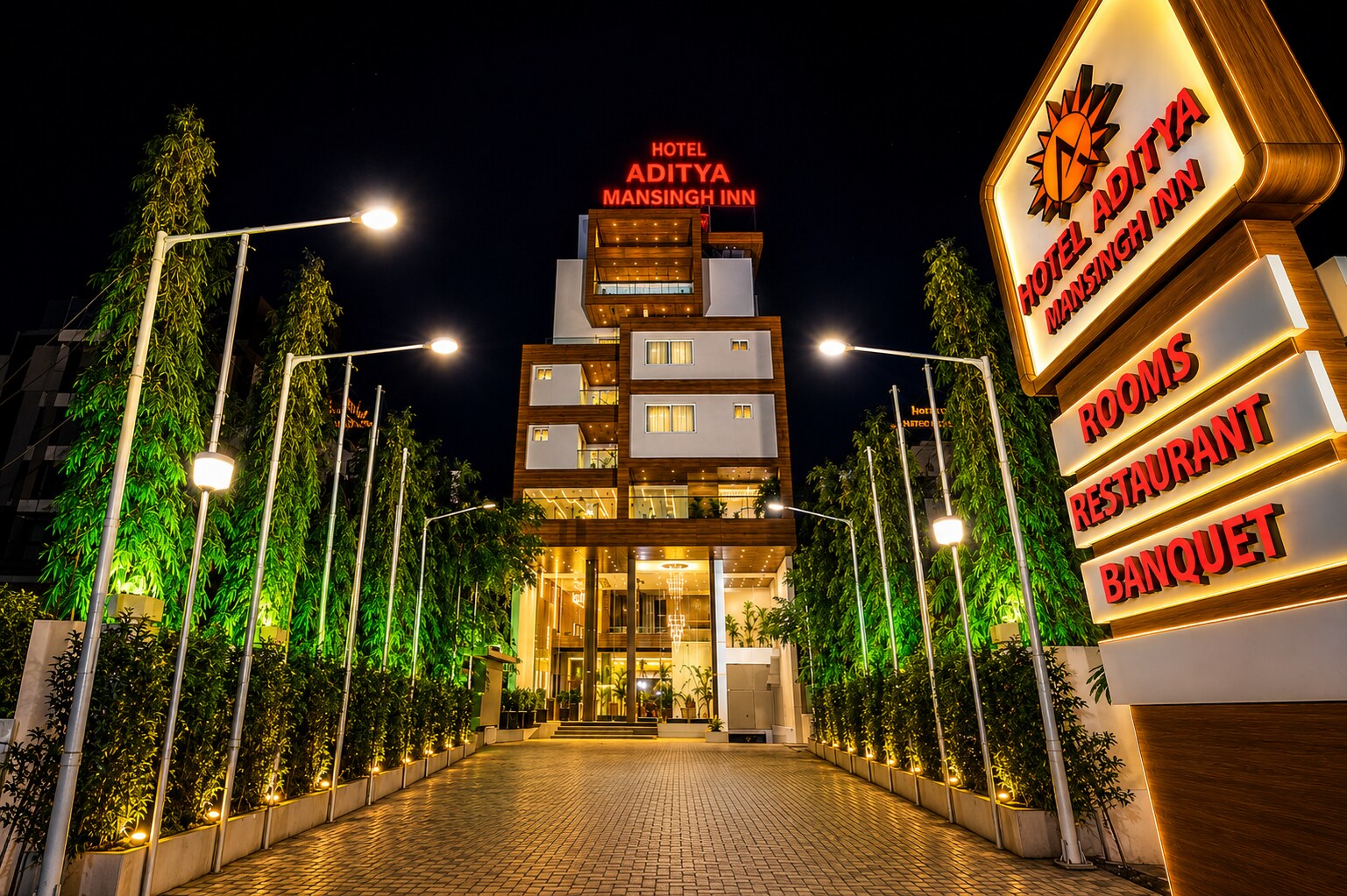 Hotel Aditya Mansingh Inn- Pure Veg