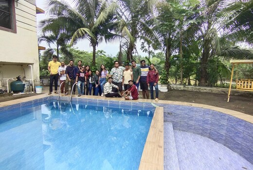 Private FarmStay food pool games for 10 plus Group