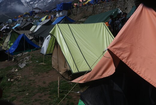 Kedarnath cloud camping