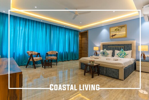 Coastal Living - Baga Breeze - 5BHK Rooftop Private Pool Villa, Baga, Goa