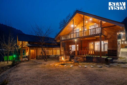 StayVista at Faith @ Amanat Riverfront Cottage - BBQ, WiFi