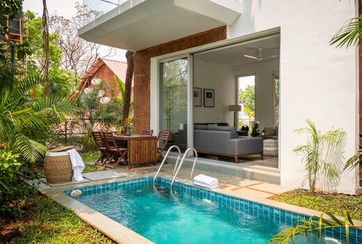 La Olalian by The Blue Kite - 2BHK Villa with Private Pool & Garden, 12 mins to Vagator Beach (11)