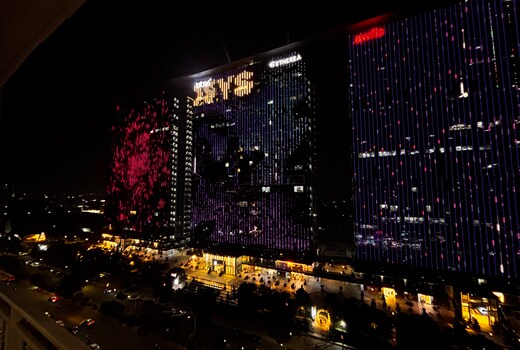 The night view