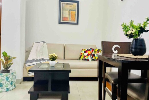 BluO Studio Defence Colony Mkt - Kitchen, Balcony