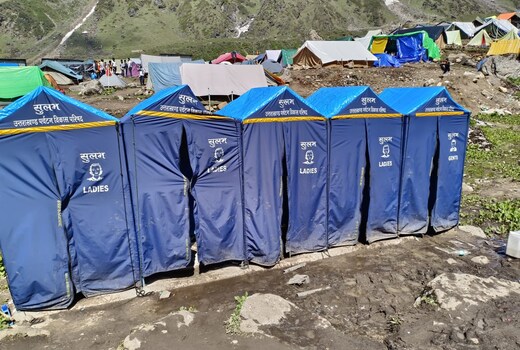 Kedar view camping base camp