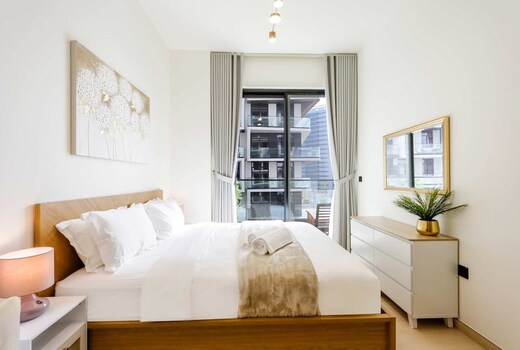 ELIVAAS Curated 1BR Retreat in Binghatti Nova, JVC