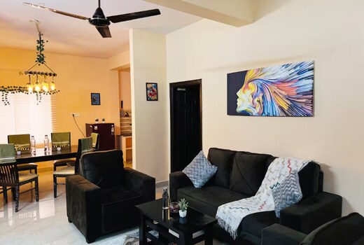 Charter Stays Spacious 3BHK Apartment in Manikonda Near Financial District