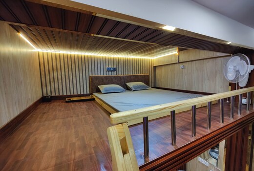 Modern room with luxury touches