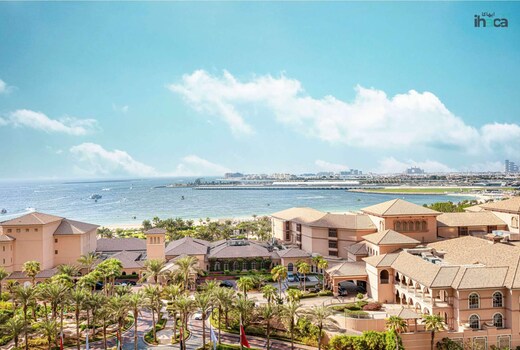 Luxury Boho 1BR with Full Sea Ain Dubai View
