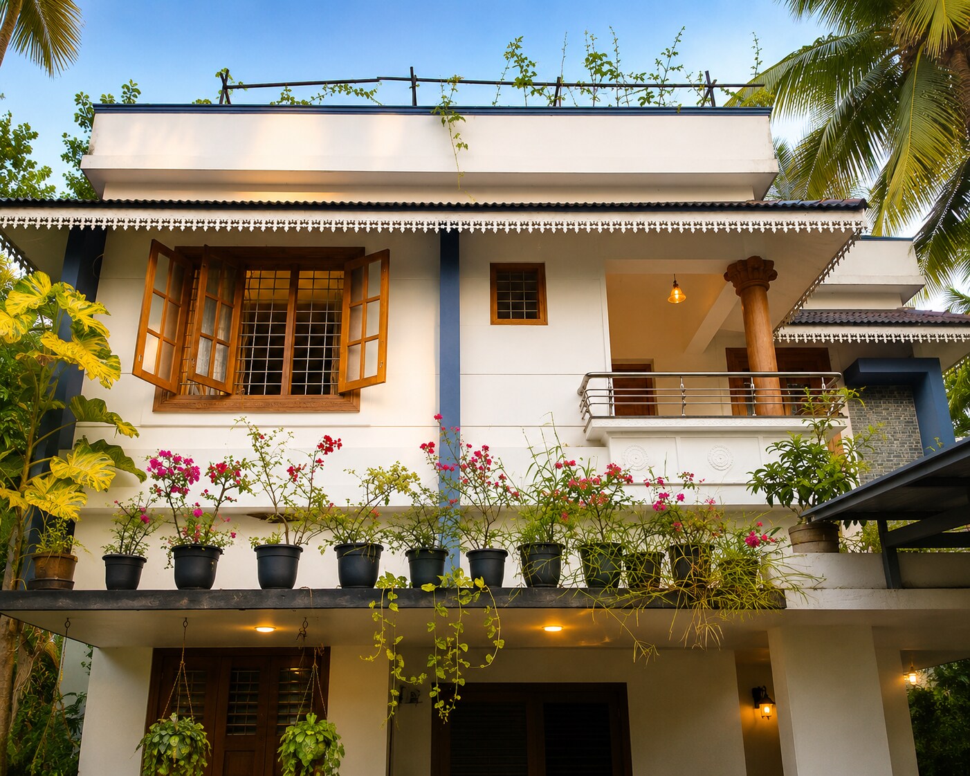 Tranquil Abode Home with private pond in Calicut