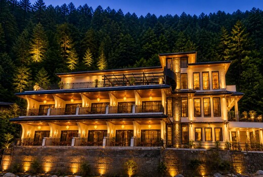 Tiraya Luxury Riverside Hotel, Tirthan Valley