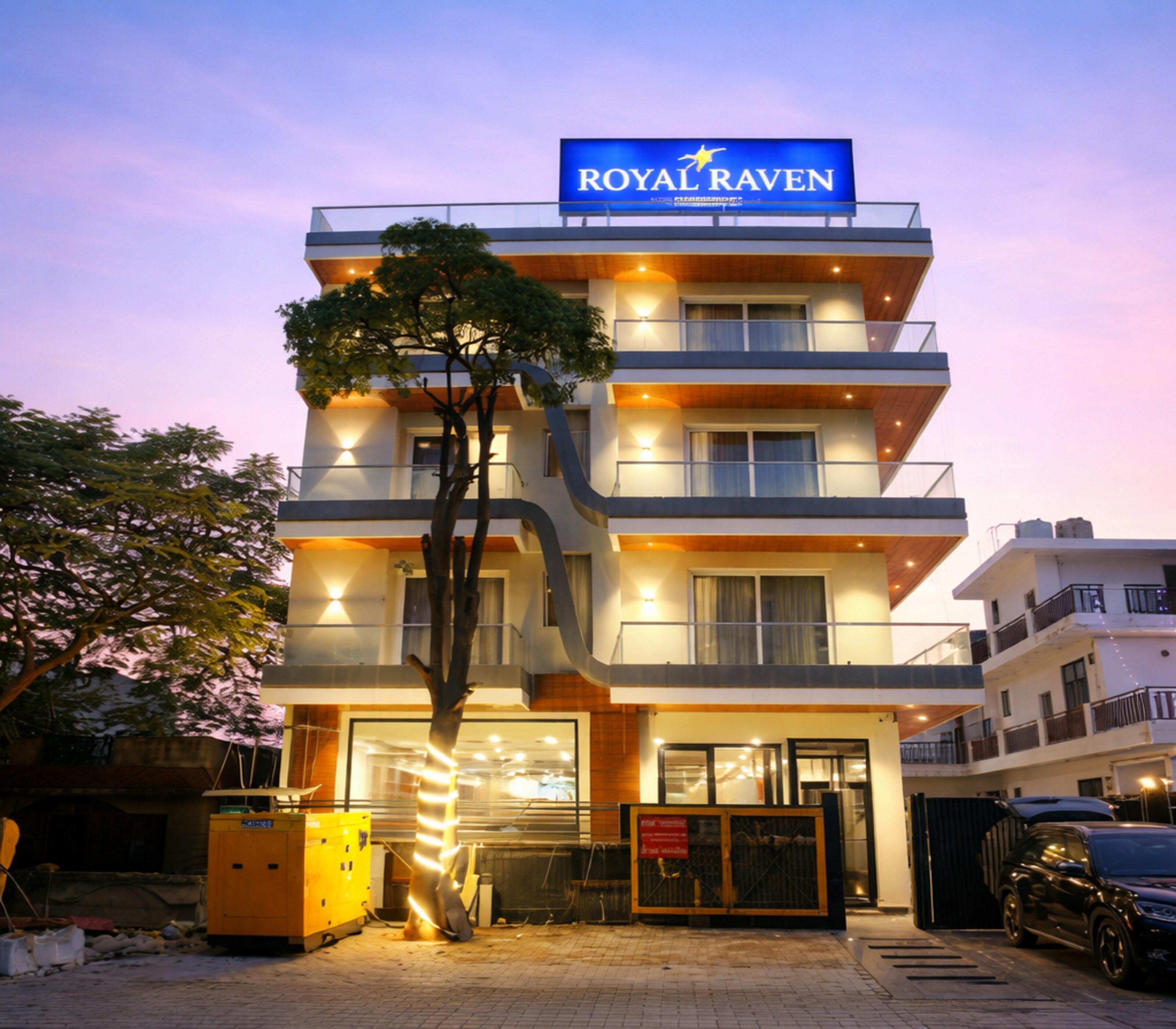 Royal Raven Hotel & Banquet Greater Noida Nearby India Expo Centre & Mart