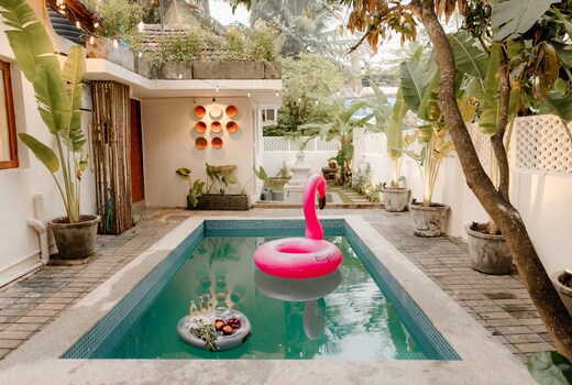 Peaceful private pool villa in Panjim