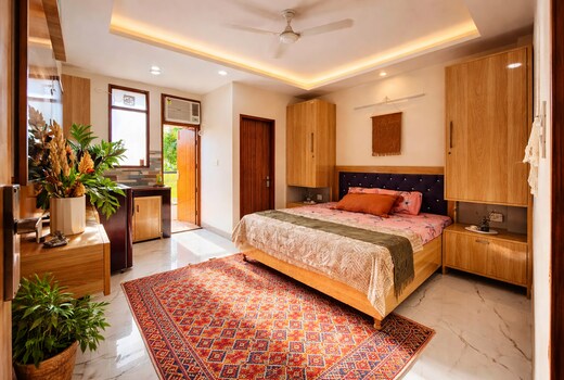Velvet Stay Private Studio with Balcony