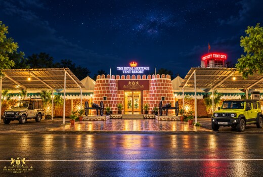 The Royal Heritage Tent Resort | 15 min From Statue of Unity Parking