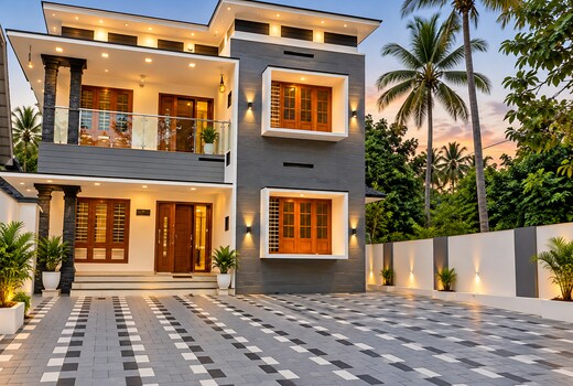 VAR Teak Haus 1 AC 2BHK 10 min drive beach clif