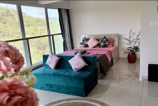 Casa Aura-Balcny Stdio Apt-Near Balewadi High Strt