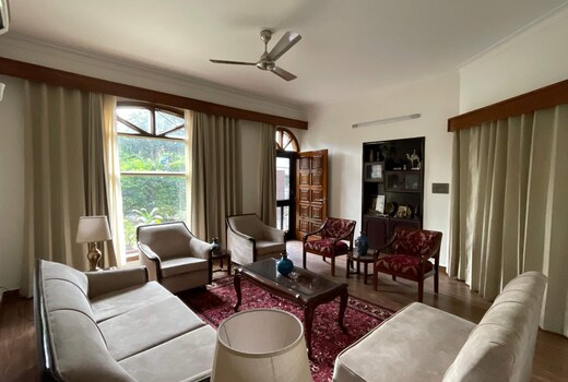 Luxe 2BHK Garden Villa Private Backyard Balcony
