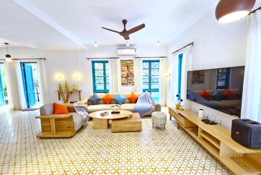 DanCenter Iksana Villa Siolim | 3BHK | Pvt Pool | Goa