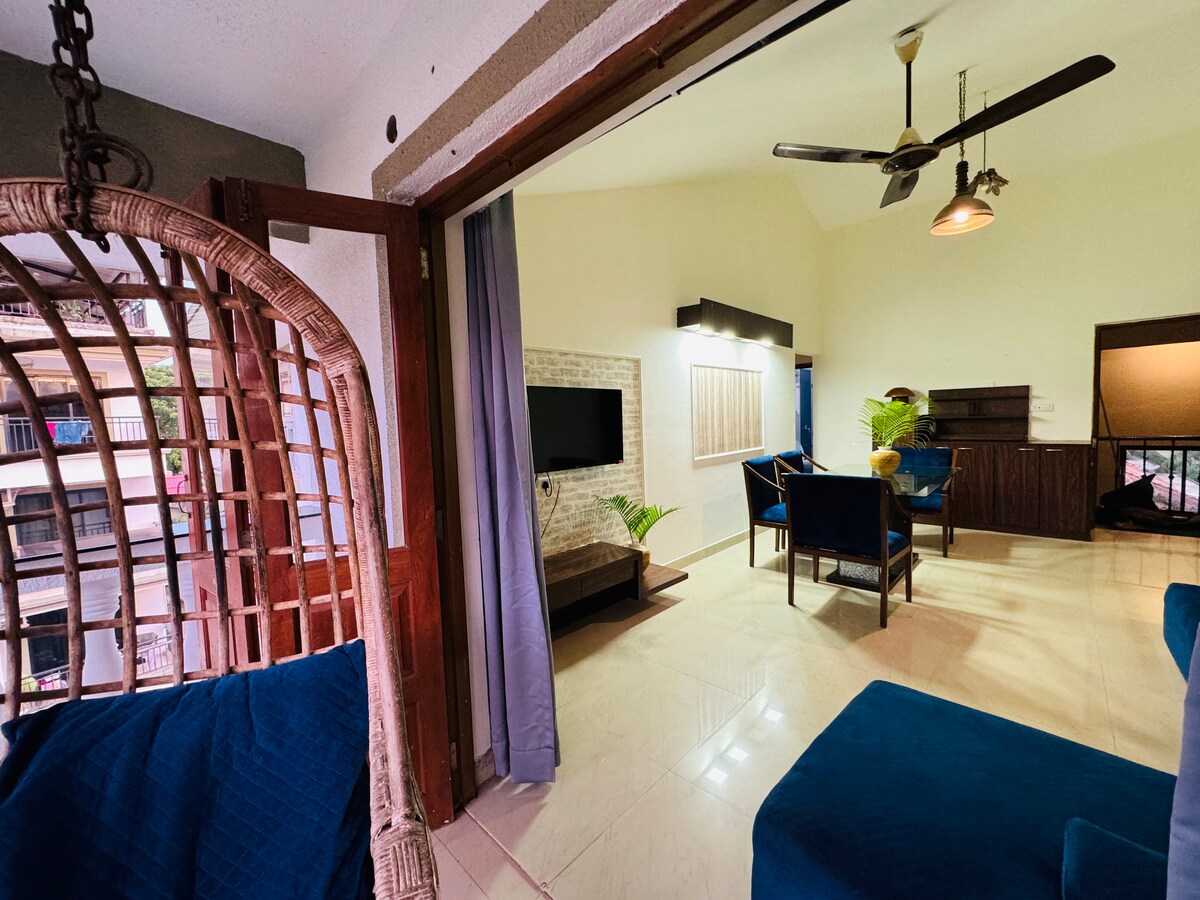 Boutique 2BR Flat Near Baga Beach