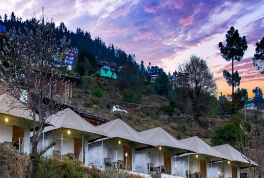 Dawn n Dusk Glamping tents with quintessential valley view