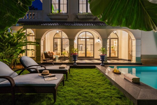 Great Aesthetics 3BHK Pvt Pool villa Garden