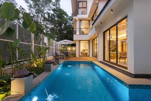 Lux 3BHK Villa W Pool Anjuna 5 mins to the beach
