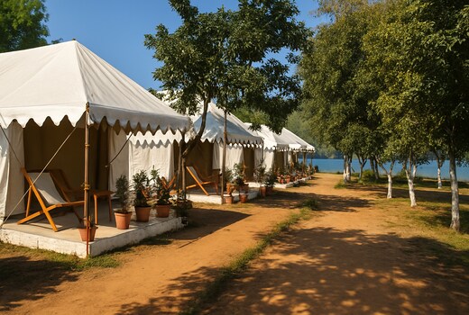 Satpura Lakeside Camping Pachmarhi
