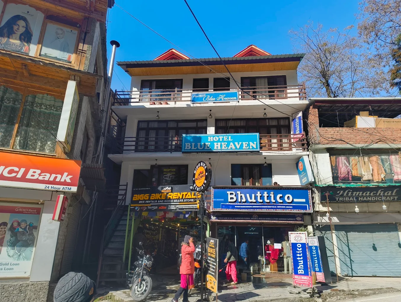 Hotel Blue Heaven Manali 50 Meters from Mall Road