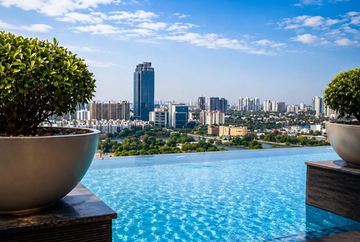 Luxury Skyline studio with Infinity pool M3M Myden