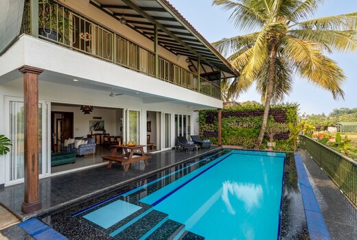 Hireavilla | Villa Verona - 6BHK with Private Pool & Feild View in Parra