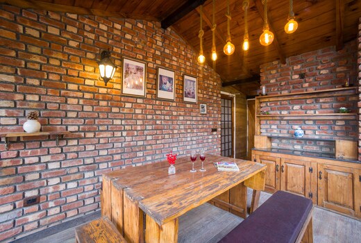Pet-friendly 3 BHK Hillside Getaway With Gazebo & Balcony