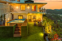 The white house with pool 3bhk villa by HomestayDaddy