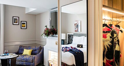 Sofitel Le Scribe Paris Opera Room Type - DUPLEX JUNIOR SUITE, 1 King Size Bed, Sofabed, Separate Lounge Area, Courtyard or Street View Sofitel Le Scribe Paris Opera Room Type - DUPLEX JUNIOR SUITE, 1 King Size Bed, Sofabed, Separate Lounge Area, Courtyard or Street View