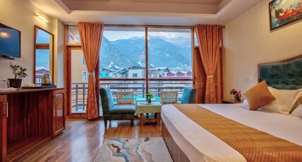 Sharda Classic - Near Volvo Bus Stand Manali Room Type - Deluxe Room - With Balcony and Mountain View Sharda Classic - Near Volvo Bus Stand Manali Room Type - Deluxe Room - With Balcony and Mountain View