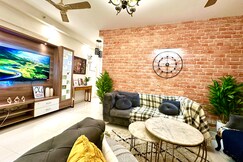 The Moonleaf Stays A Boho 3BHK Escape with Kitchen