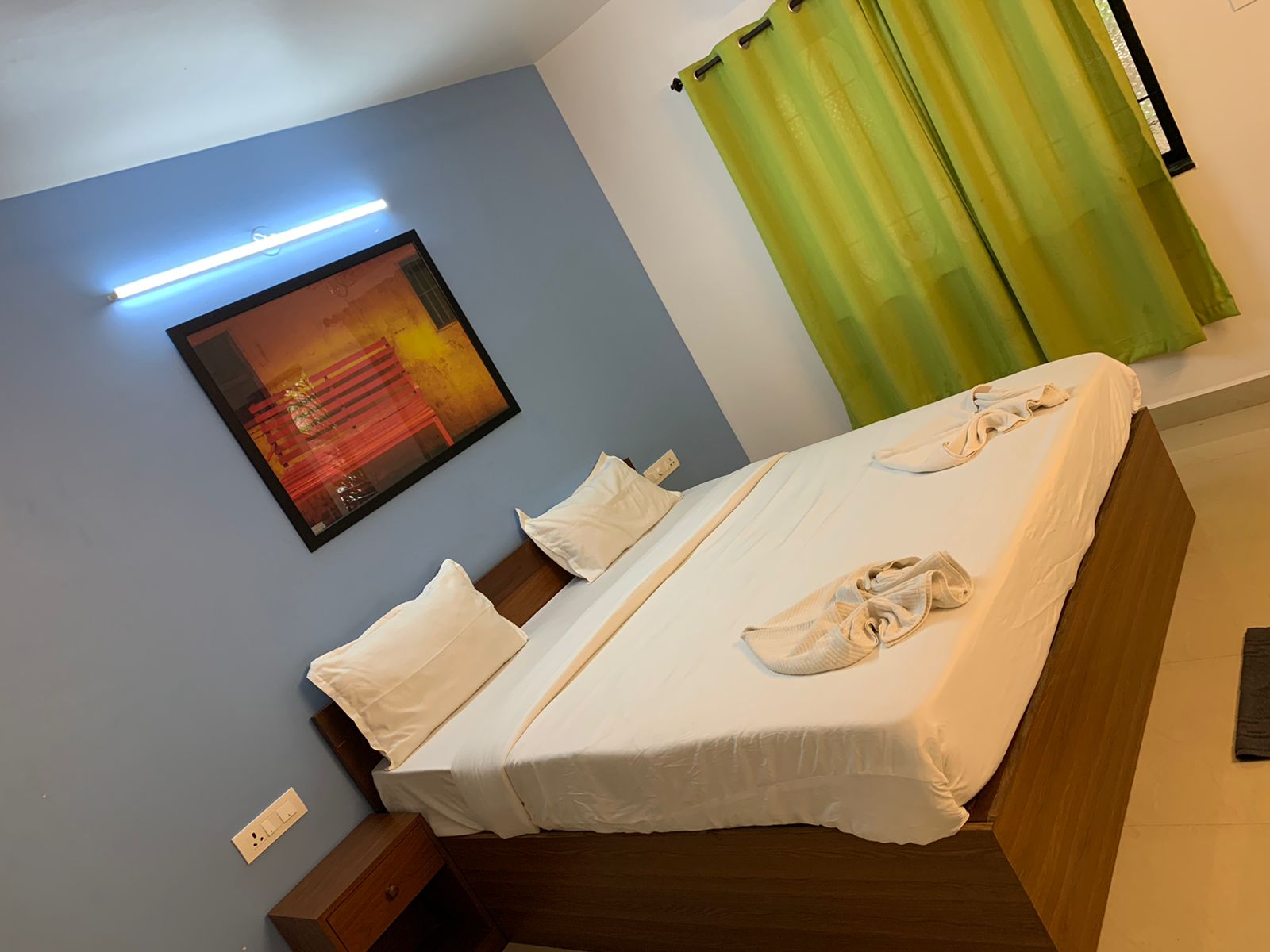 Shrikrishna Premium Rooms Goa | Balcony & Common Pool - Tap to explore photos
