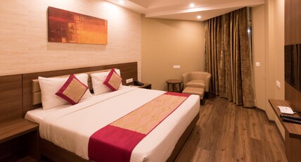 Le ROI Digha @Digha Railway Station Room Type - Deluxe King Bed Room with Jagannath Temple view from Balcony
