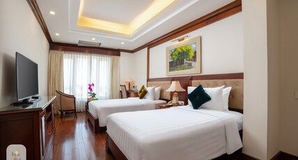 Thien Thai Hotel and Spa Room Type - Executive Double Or Twin City View Thien Thai Hotel and Spa Room Type - Executive Double Or Twin City View