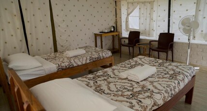 Sonai Nameri Tents And Cottages Nameri Resort Forest Room Type - Standard Twin Room