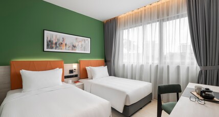 Citadines Connect Georgetown Penang Room Type - Studio Deluxe Twin
