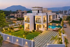 Address of The White Casa Villa 4 BHK Private Pool & Lawn - MTDC Approved