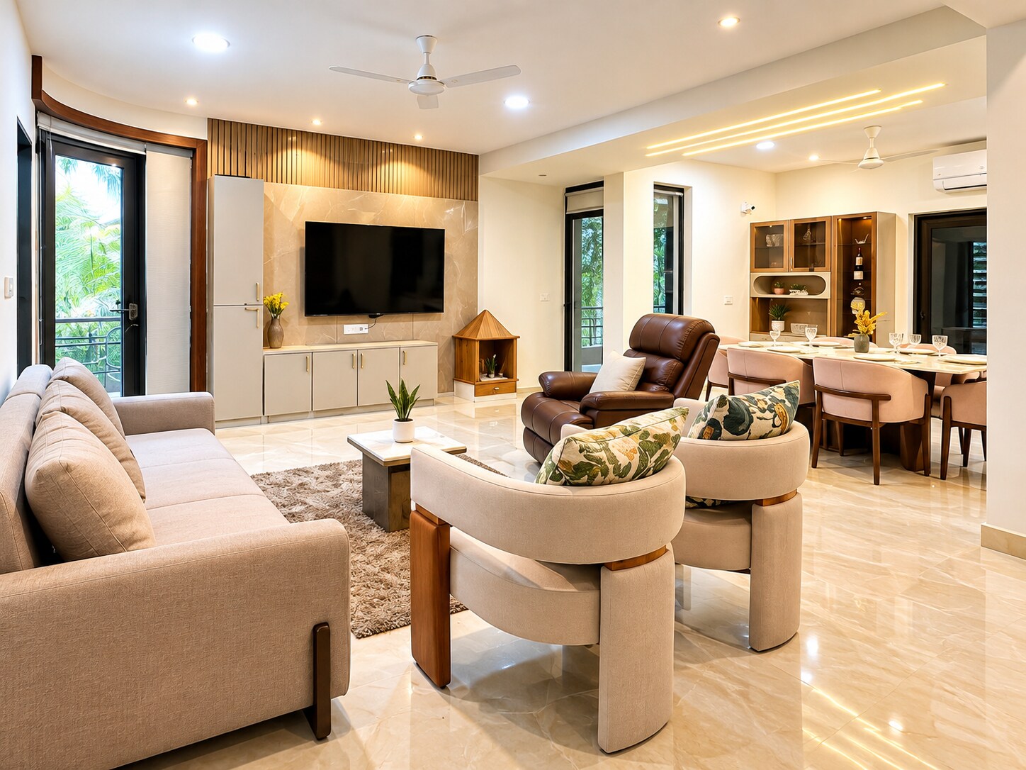 The Peace Colva 4BR Luxury Villa - Tap to explore photos