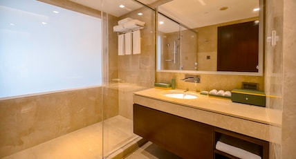 Holiday Inn DHAKA CITY CENTRE Room Type - 2 Twin Premium Bath Shower Combination City View Holiday Inn DHAKA CITY CENTRE Room Type - 2 Twin Premium Bath Shower Combination City View
