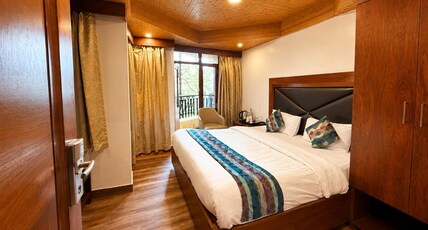 Hotel Shiwalik Regency - The Mall Road Room Type - Corner Deluxe Room (with Balcony and Hill View)- with one way pick up from lift at mall road to hote Hotel Shiwalik Regency - The Mall Road Room Type - Corner Deluxe Room (with Balcony and Hill View)- with one way pick up from lift at mall road to hote