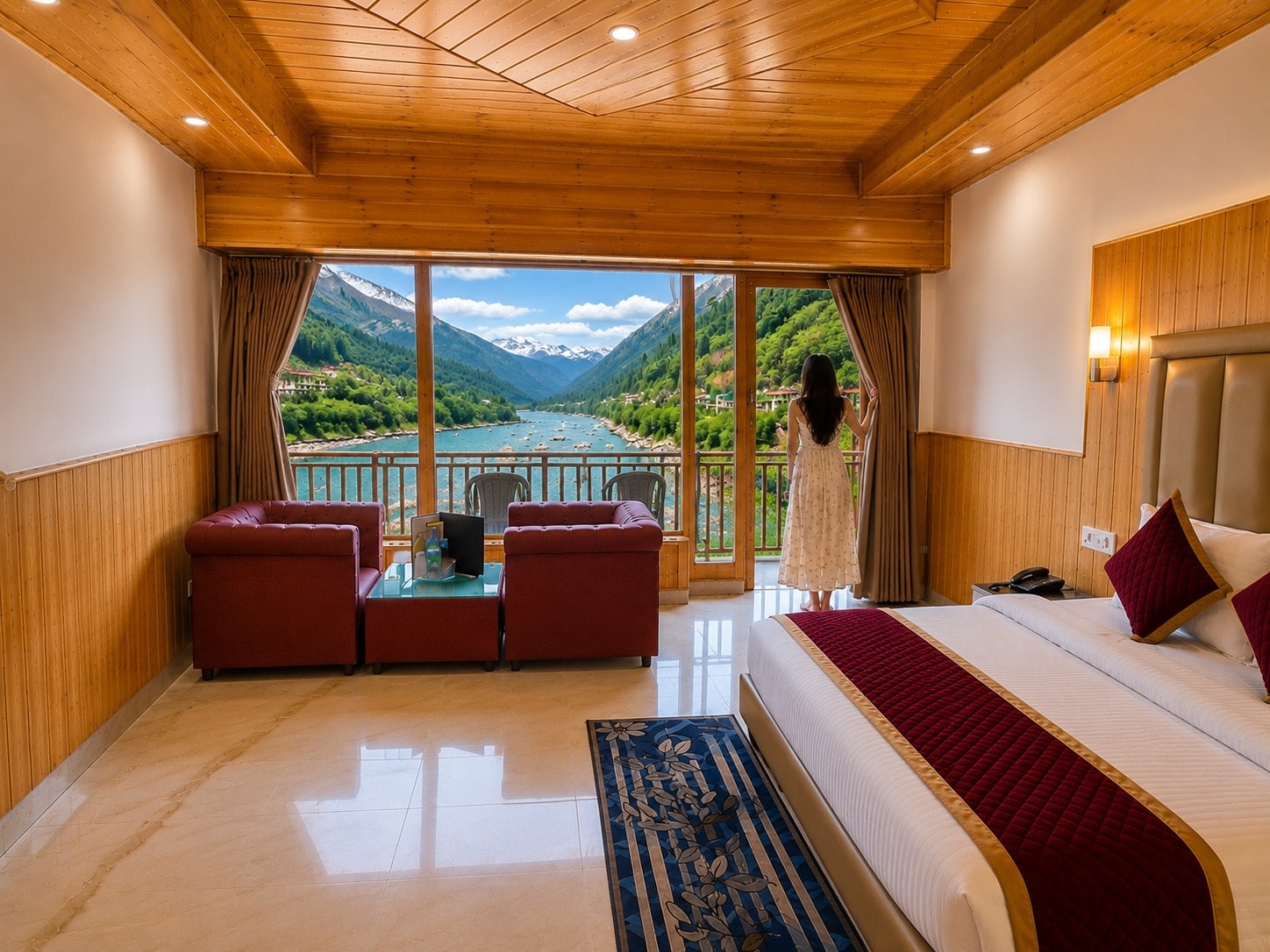 Himalayan Riverside Resort - Manali - Tap to explore photos